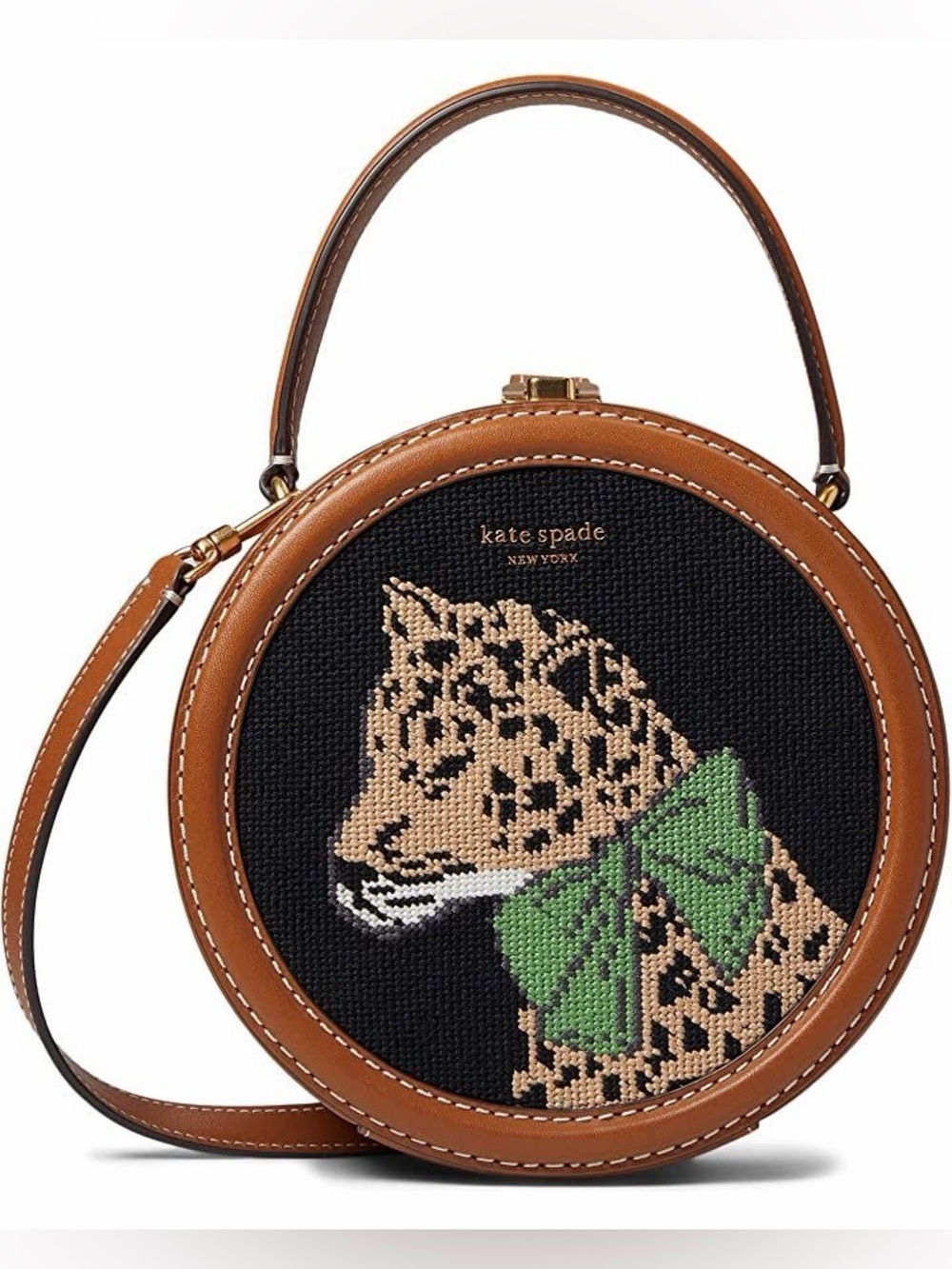 kate spade lucy leopard crossbody
